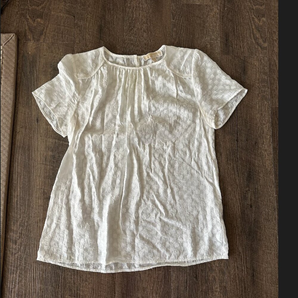 Michael Kors Swiss Dot Blouse